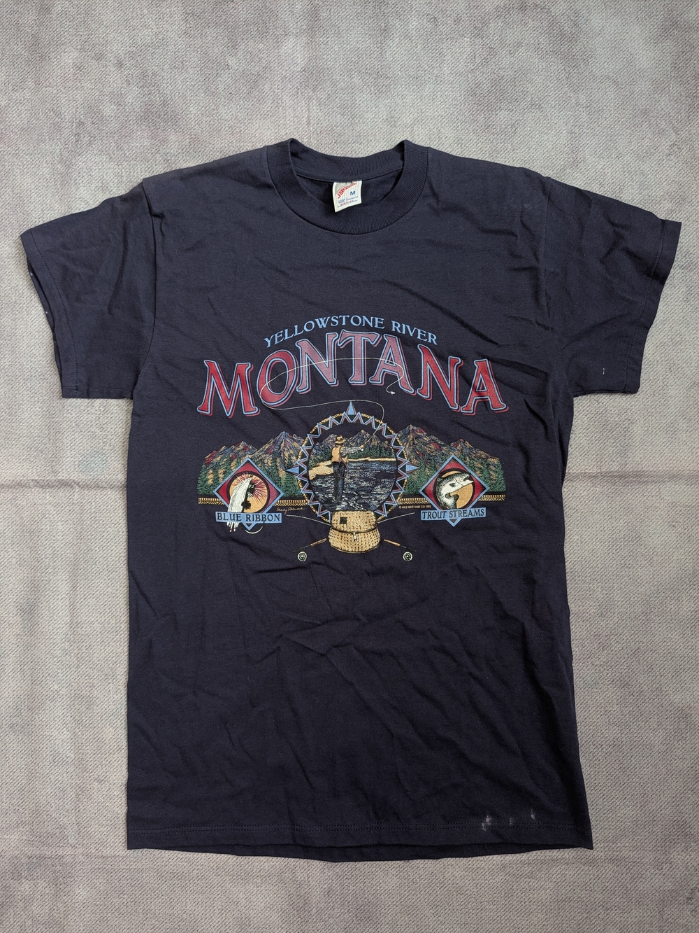 Jerzees Montana 90s Vintage MT Montana Wilderness Experience